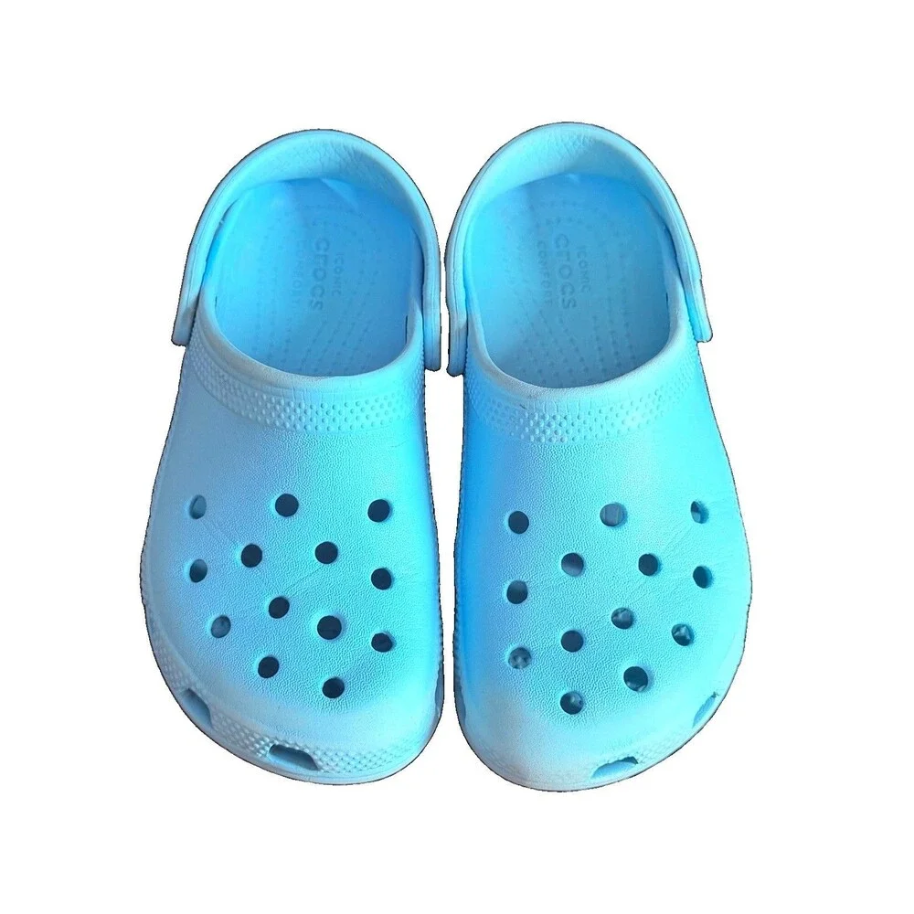 Crocs Sky Blue Aqua Children Unisex Size 12c